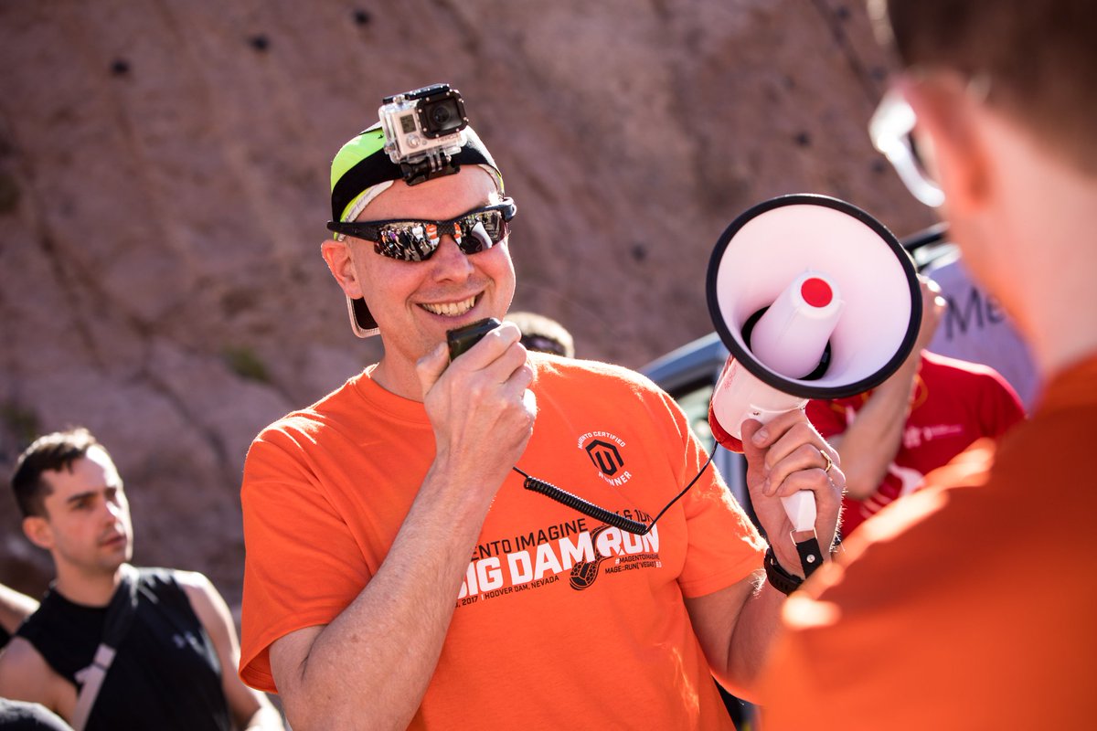 sherrierohde: In the history of all @brentwpeterson photos, this may be my fave. #MagentoImagine #BigDamRun https://t.co/LV9EOKBkRd