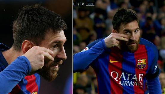 RT @TheSunFootball: REVEALED: Beautiful reason behind Lionel Messi's new goal celebration https://t.co/bghgymS2SJ https://t.co/8i53zOoXNA