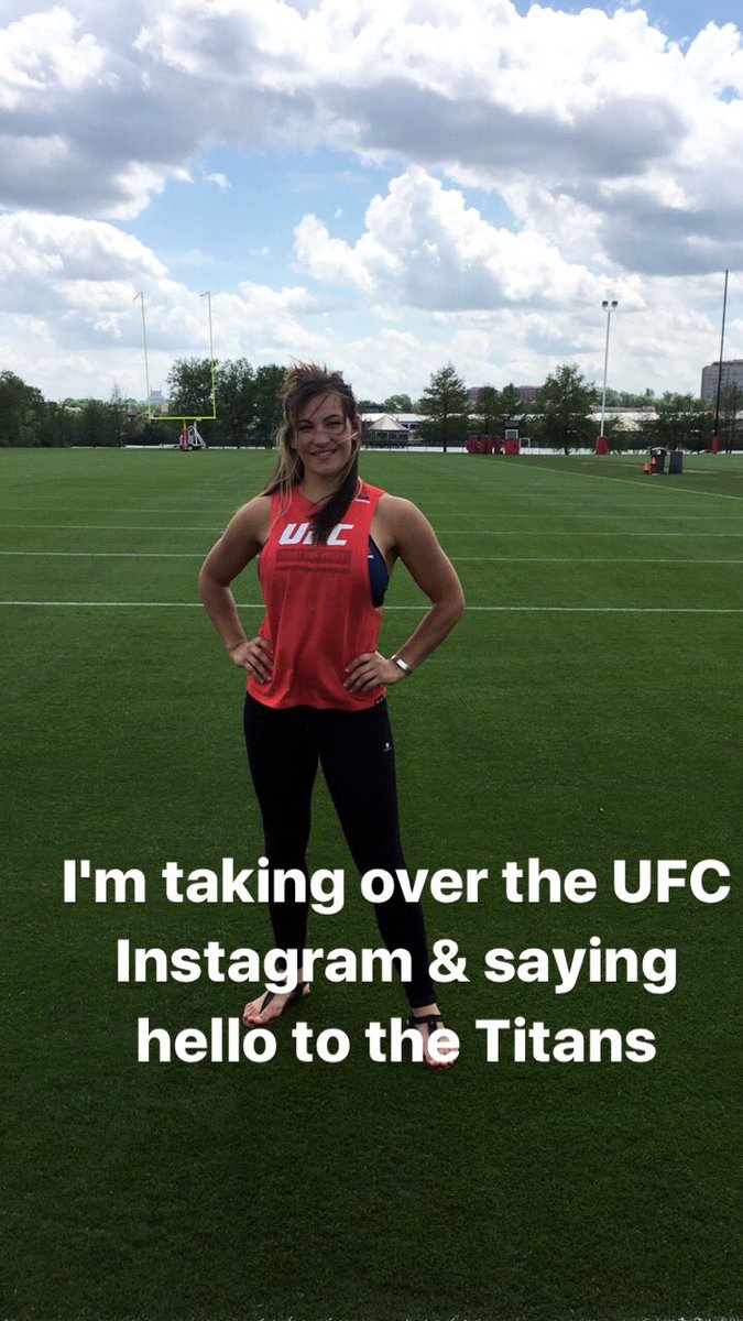 Time for the #TateTakeover of the @UFC instagram https://t.co/3BE2Abv07q