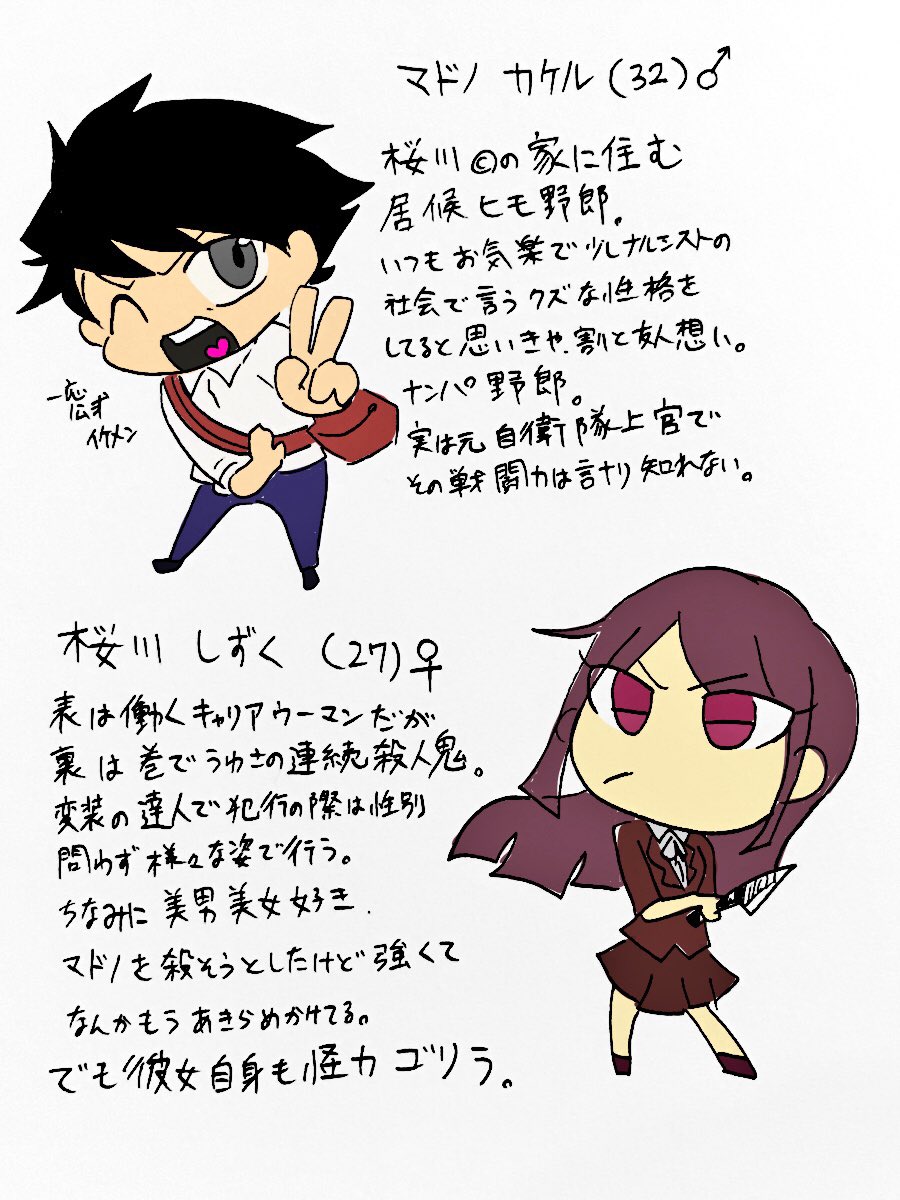 CoC探索者からネタを持ってきたクトゥルフ系創作のキャラ紹介( ˇωˇ )神話生物は半人間化しててどちらかと言えばニャル CoC探索者からネタを持ってきたクトゥルフ系創作のキャラ紹介( ˇωˇ )神話生物は半人間化しててどちらかと言えばニャル