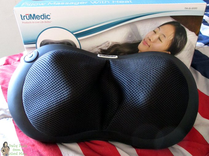 Ease Tension with the InstaShiatsu+ Pillow Massager With Heat Ease Tension with the InstaShiatsu+ Pillow Massager With Heat