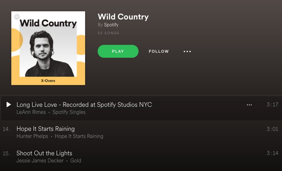 Check out @Spotify’s #WildCountry playlist to hear a live version of #LongLiveLove: https://t.co/KuCmEa1Tax https://t.co/Vde8ZpENJL