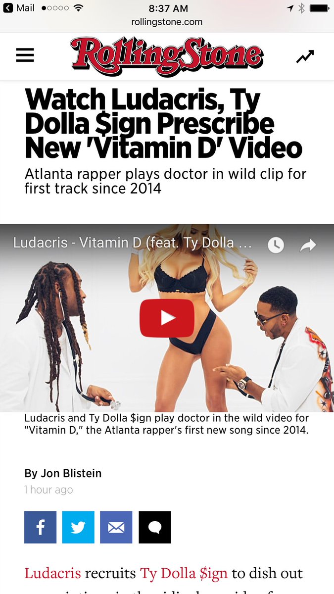 Thank you @rollingstone thisnis HUGE!! Click link in my bio to see the #vitamind video NOW!! https://t.co/1N97yQLwNK