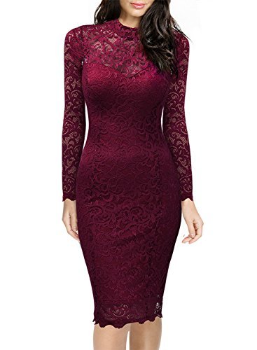 #fashion #free #style #win #giveaway MIUSOL Women's Classicial Floral Lace Long Sleeve Slim Formal Mini Dress Wine Medium, Wine, Medium #rt #fashion #free #style #win #giveaway MIUSOL Women's Classicial Floral Lace Long Sleeve Slim Formal Mini Dress Wine Medium, Wine, Medium #rt