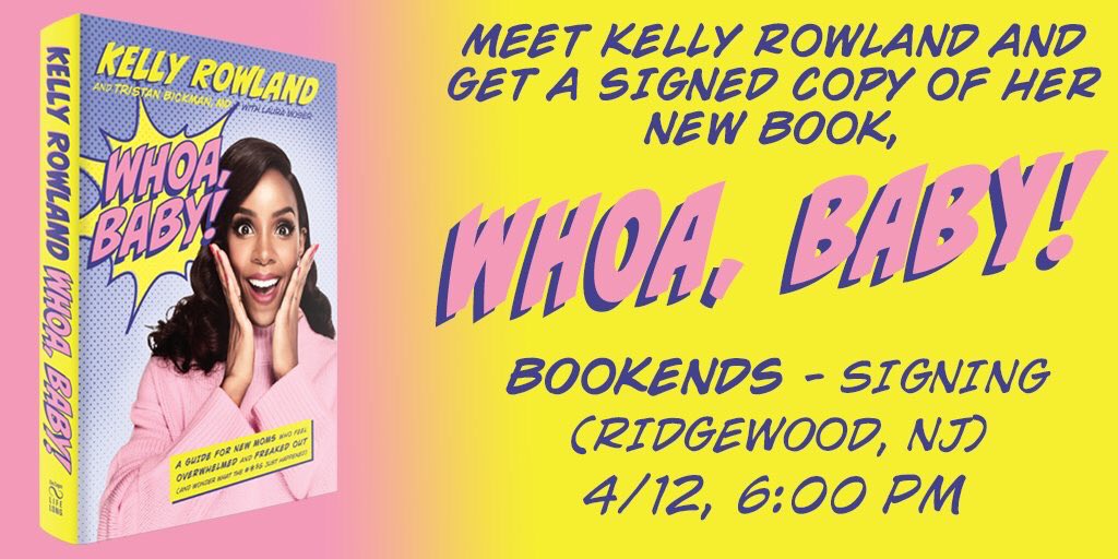 NJ! Stop by @BookendsNJ this evening and meet me for my #WhoaBaby book signing! Can't wait!!! -xo https://t.co/f9lKa8cflR