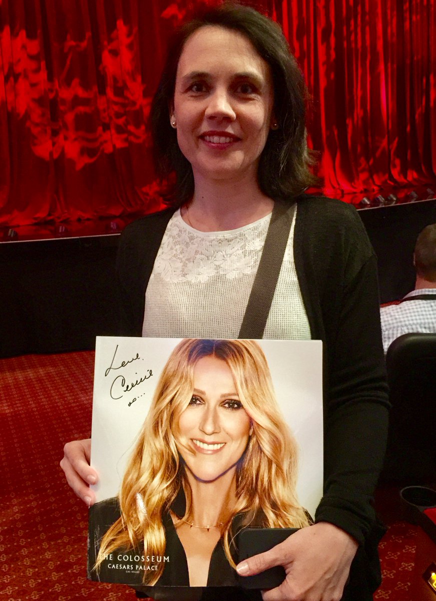 Congratulations to Alice! Have a great show tonight! - TC #celinedionvegas https://t.co/Ftd53zmLpd