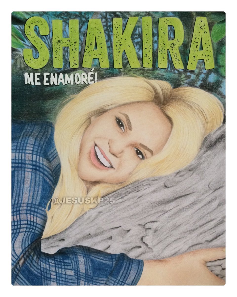 Cute fan illustration of my new single Me Enamoré portraying a time when I was hugging every tree! Shak https://t.co/v2fcU1MLe3