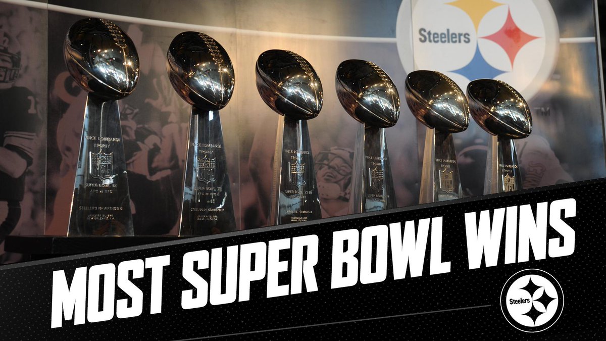 the @steelers won six super bowls (most all-time) under just two