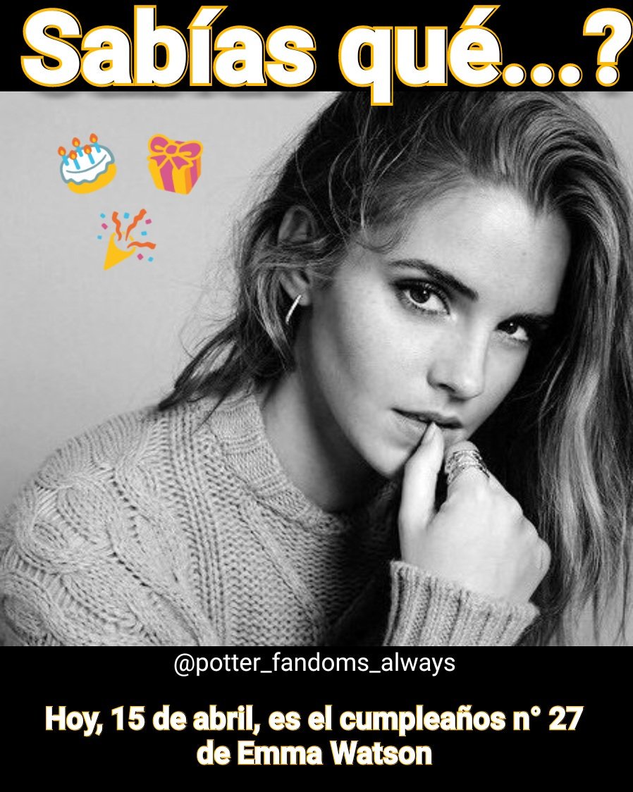 Emma Watson’s Birthday Celebration | HappyBday.to