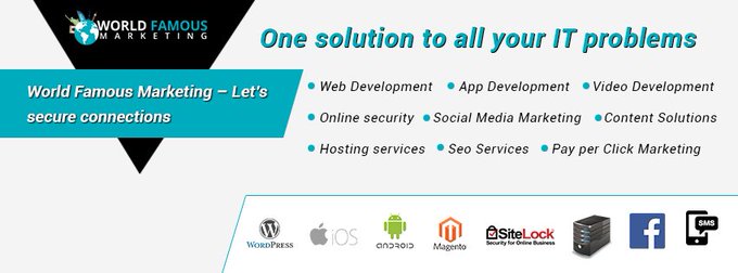 RT @wfm_services: We Offer the best Marketing, Development and Online security services for a reasonable price https://t.co/tpw1e4xFy6