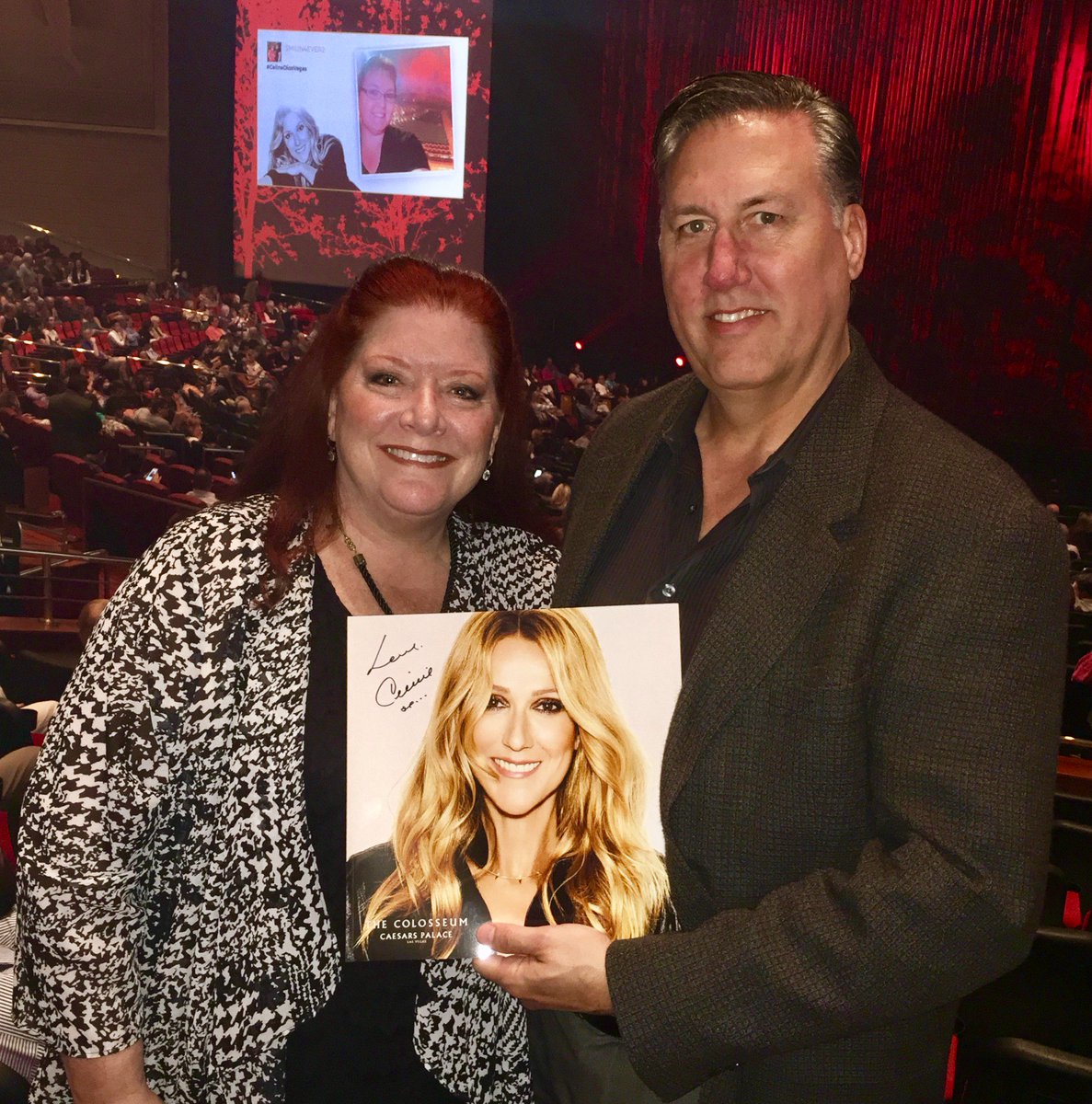 Congratulations to Kent and Cathy ! - TC #celinedionvegas https://t.co/G4BbgbaSVh