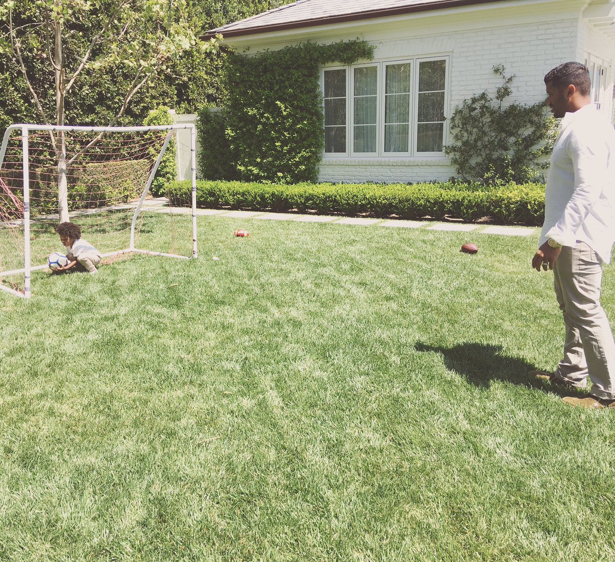 Goal!! #Easter Fun With My Boys! ????❤️ https://t.co/Gsgs5lr3Bf