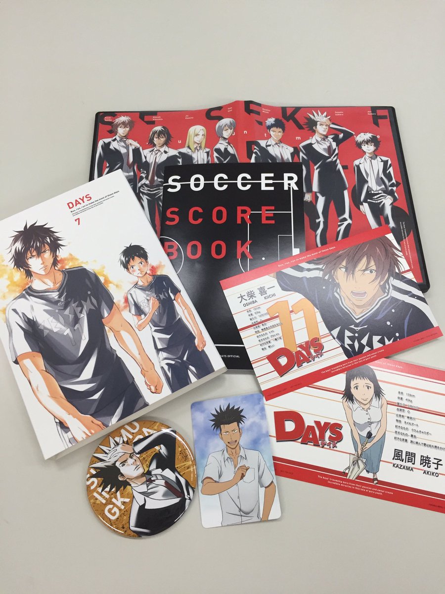 TVアニメ「DAYS」Blu-ray&DVD第7巻本日発売です!今回のブックレットは、水樹寿人役浪川大輔さんと、 TVアニメ「DAYS」Blu-ray&DVD第7巻本日発売です!今回のブックレットは、水樹寿人役浪川大輔さんと、