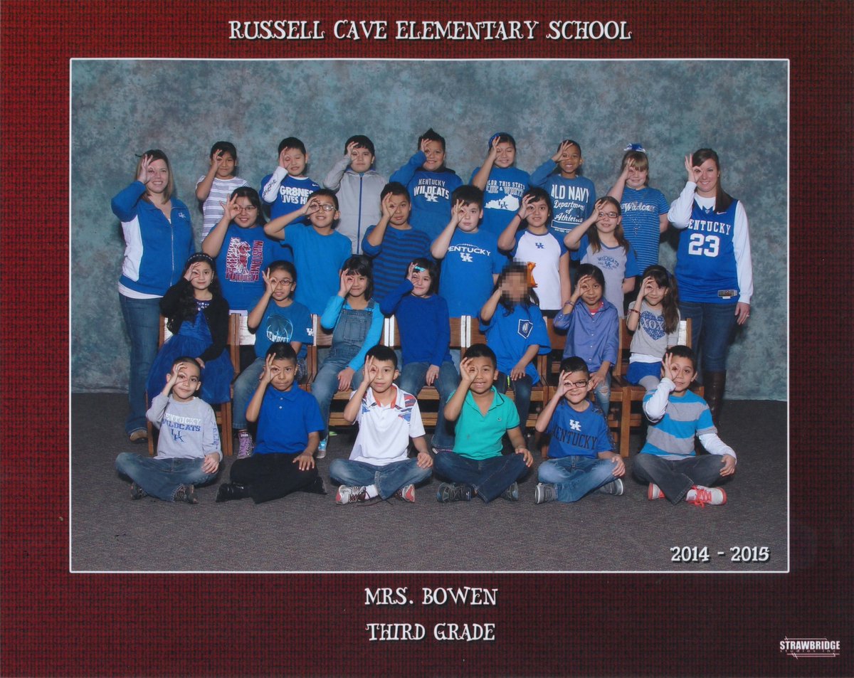 The Russell Cave Elementary third graders throwing three goggles want another UK fan ...