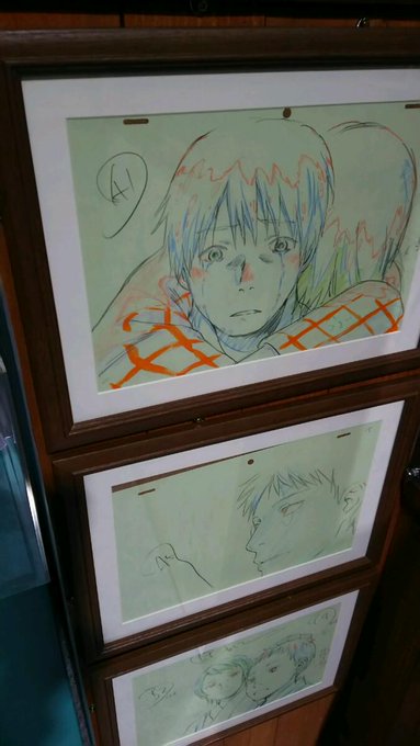 蟲師の原画②。 #animejapan 