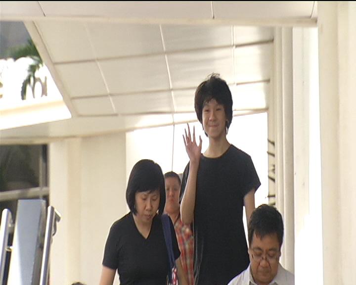 Just out amos yee has just left the court after being bailed out.