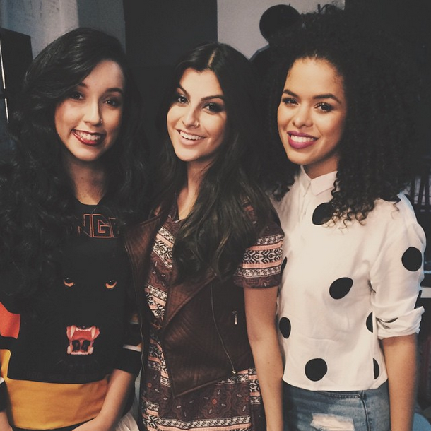 Bruna,Nah Cardoso e Rayza Nicácio