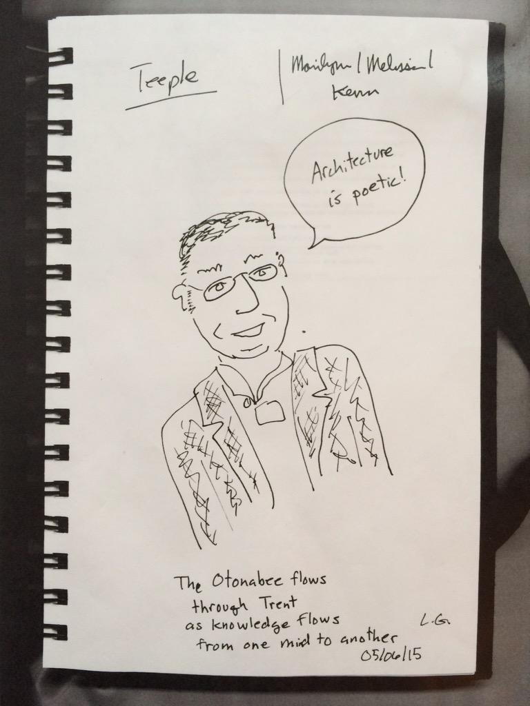 RT @eric_boelling: So, the @TrentUniversity president did this charming drawing of @teeplearch Boss and… http://t.co/Ldbj4aYEgz