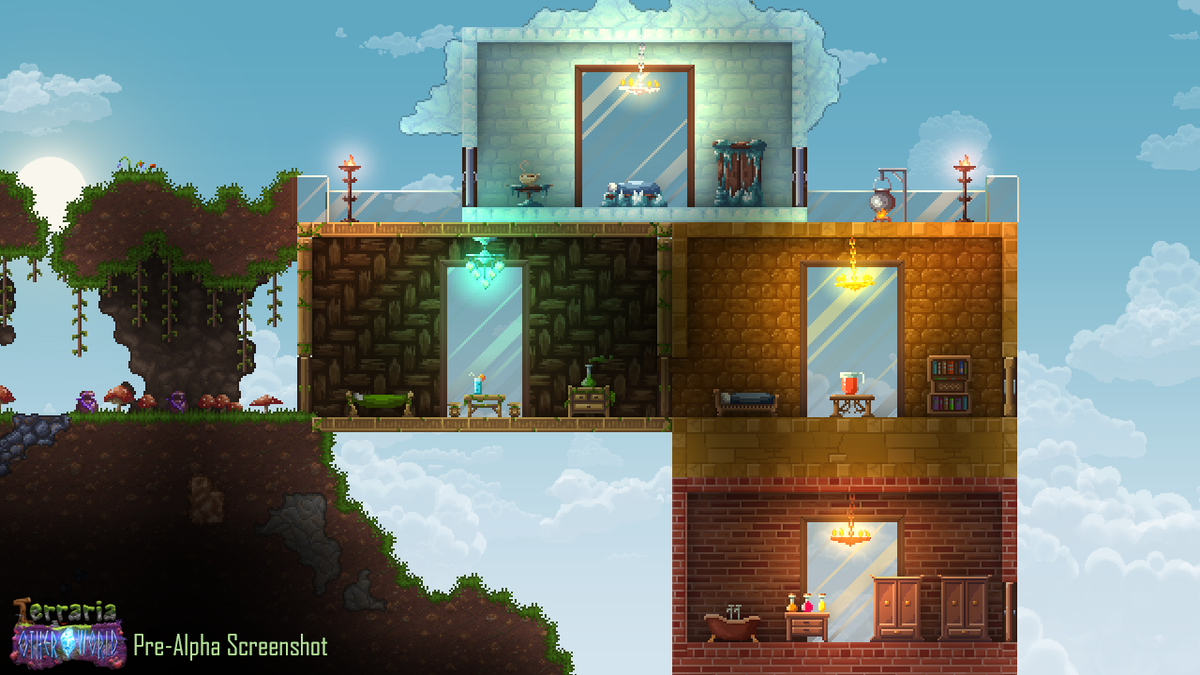 Как в terraria сделать стекло