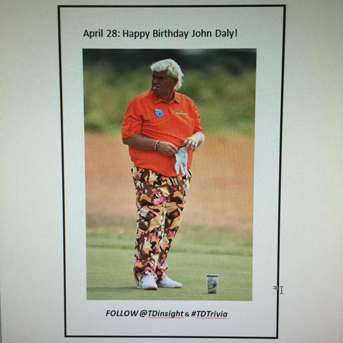 John Daly's Birthday Celebration | HappyBday.to