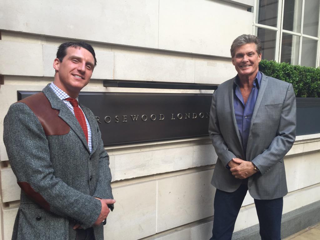 If the Hoff could the Hoff would @RosewoodLondon I love this hotel! Thanks @Rebeccah1 @Michaelbonsor we'll be back! http://t.co/UIQMDbXz7c