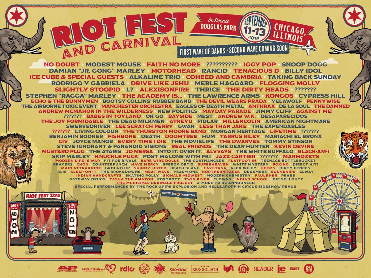 We'll be at @RiotFest in Chicago the weekend of SEPT 11 - 13! Get 3-Day GA & VIP passes -> https://t.co/fWAL6dvEHE http://t.co/8w57u5NbIq