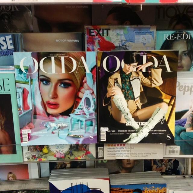 RT @ODDAmagazine: ODDA 8 Decades issue ❤️ @parishilton @magdalaguinge @moschino @miumiu #oddamagazine http://t.co/AqDJgPPzkb