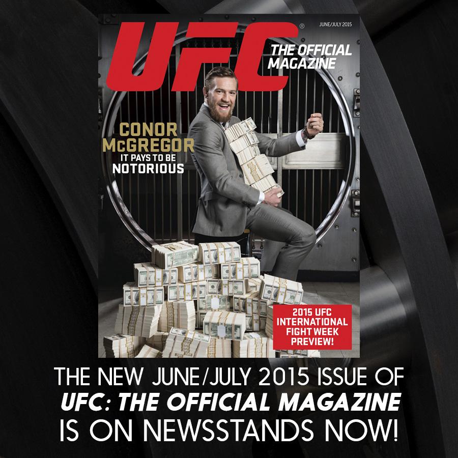 The June/July Cover of UFC magazine featuring Conor McGregor r/MMA