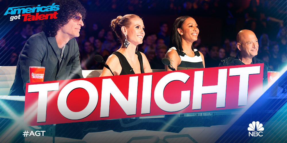 .  @nbcagt is on TONIGHT at 8/7c! #AGT http://t.co/6xFkzcUFIS