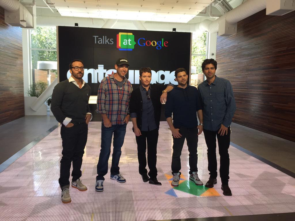 RT @entouragemovie: Taking our entourage through Silicon Valley. @GoogleTalks #EntourageMovie http://t.co/zFuwp9Q8xi