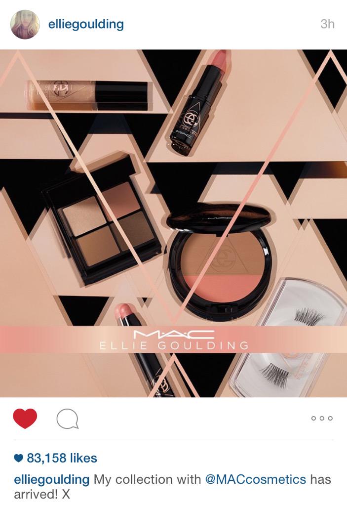 RT @caro_is_queen: legit can't wait for this MAC line by @elliegoulding ????✨???? I want it all http://t.co/OqLkytWj68