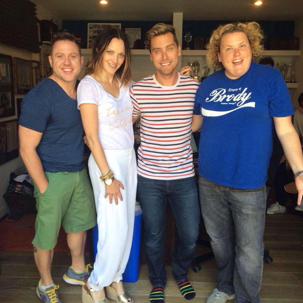 RT @fortunefunny: Another fun day on @DirtyPopLive with @LanceBass, @thisisdrew, and my straight lover @JenKirkman! http://t.co/QOGiJpIsA1