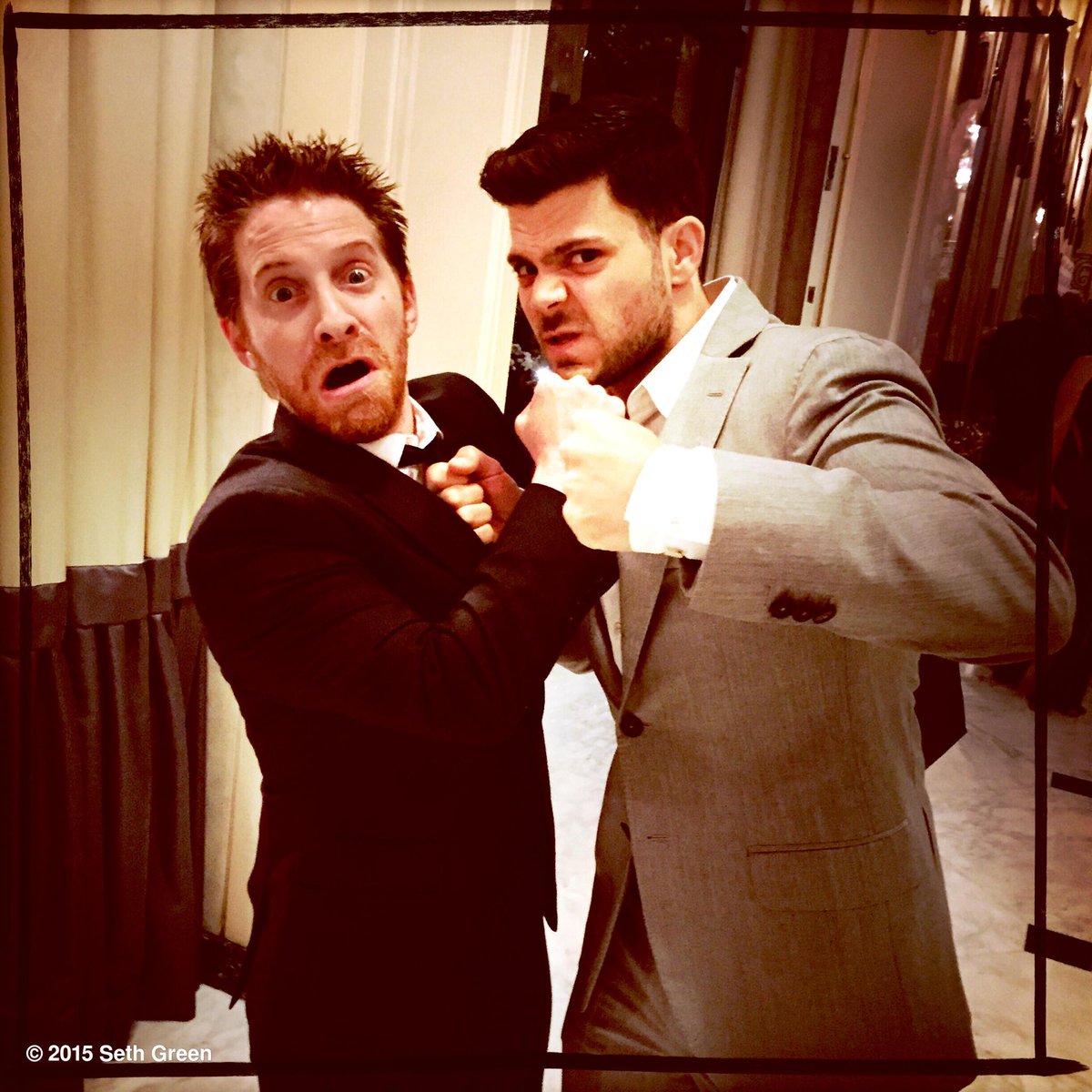 RT @SethGreen: Caught up with my buddy @JerryFerrara tonight http://t.co/SQeXCUDuB5