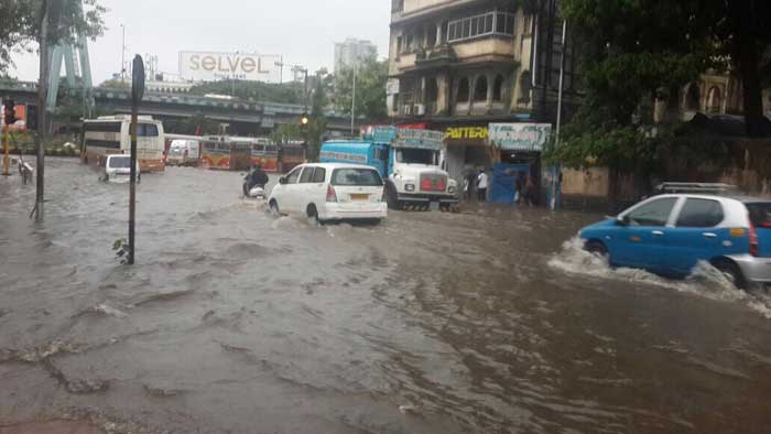 inpics #mumbairains: heavy rainfall brings mumbai to a standstill.