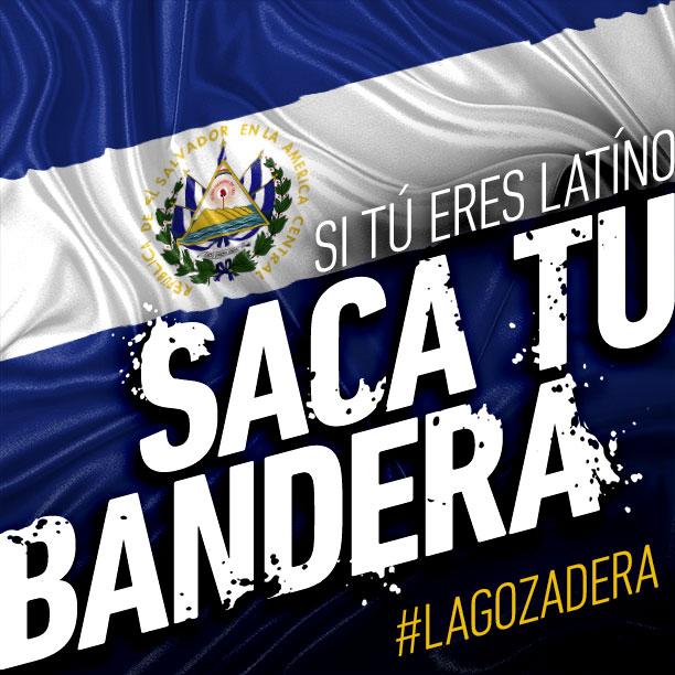 Todos los Salvadoreños, saca tu bandera que se formo #LaGozadera #ElSalvador http://t.co/nP6Z3RJDul http://t.co/mKu2nOkmtA