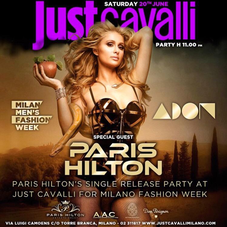 RT @LittleHiltonboy: I can't wait to rage with @ParisHilton tomorrow! Its gonna be so fun! Just Cavalli Club will shine bright like a ???? htt…