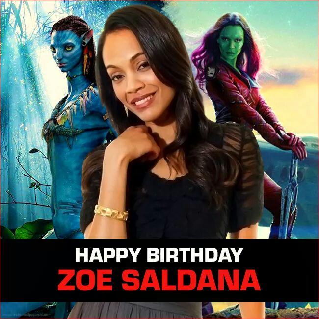 Zoe Saldana's Birthday Celebration | HappyBday.to