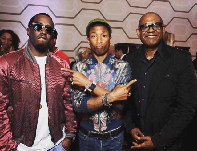 Two of the geniuses behind DOPE at last night's premiere @iamdiddy @ForestWhitaker #dopemovie http://t.co/vYeJ7lPa0L