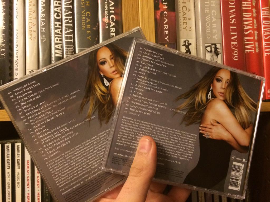 RT @beto_style: Can't decide if I prefer the European or the American version of @MariahCarey's #1toInfinity!! Love 'em both! #L4L http://t…