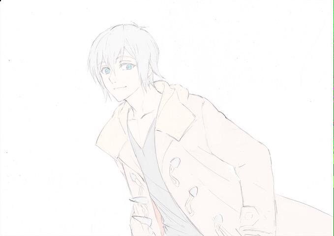 キャラクターデザイン門脇聡さんによる落書きのセラフ。本日は深夜!ひょうひょうとしている深夜は普段はこんな感じですかね⁉︎ キャラクターデザイン門脇聡さんによる落書きのセラフ。本日は深夜!ひょうひょうとしている深夜は普段はこんな感じですかね⁉︎