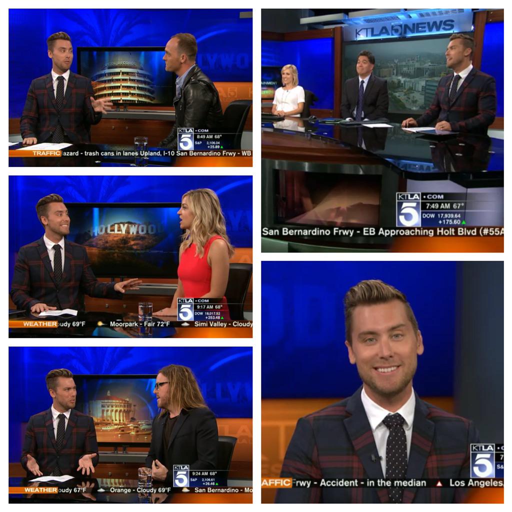 RT @BassTurchNsquad: That was so fun to see @lancebass on @KTLAMorningNews ! Missed it? There's 2 more days of him on it! @KTLA @ktlaENT ht…