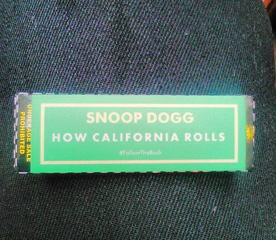 RT @ExecBranch: That's how California rolls. @execbranch x #FollowTheBUSH rolling papers. http://t.co/ZHC2vFCAQk