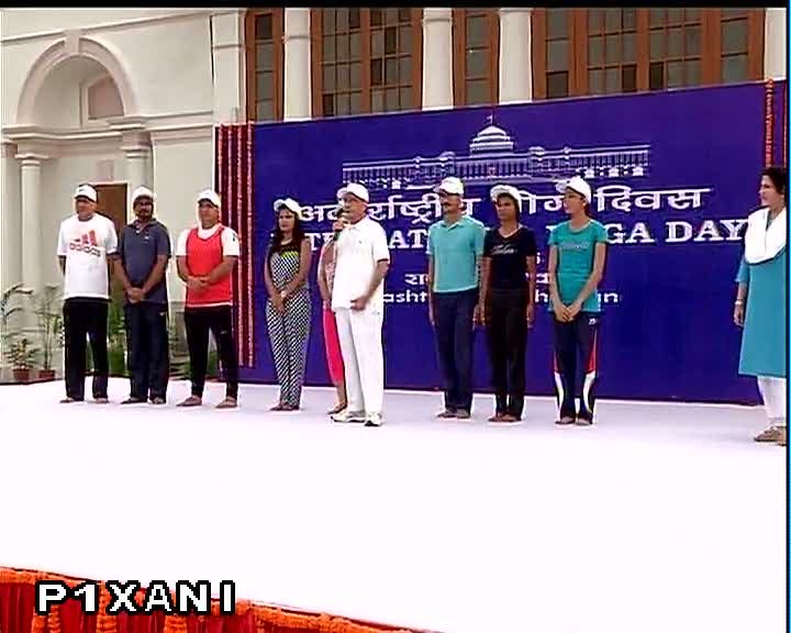 Yoga has amazing powers for well-being of people: president pranab.