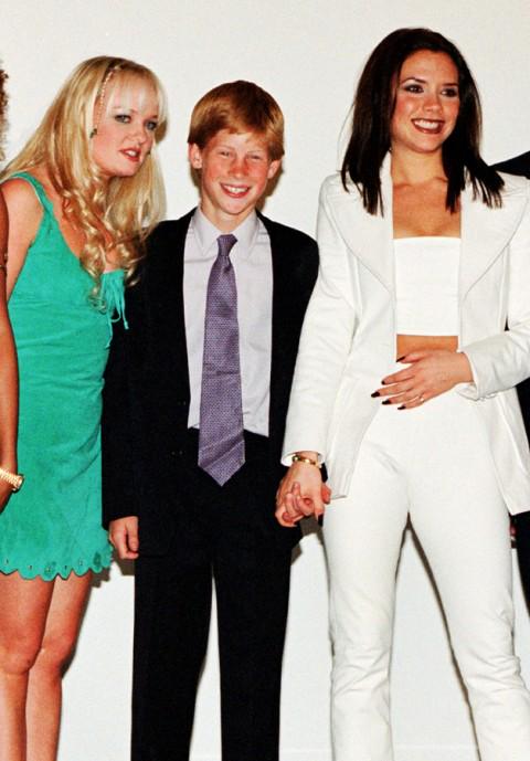 RT @marieclaireuk: We adore ths this retro picture of Prince Harry with @victoriabeckham and @EmmaBunton?! http://t.co/UmeKYVTo3p http://t.…