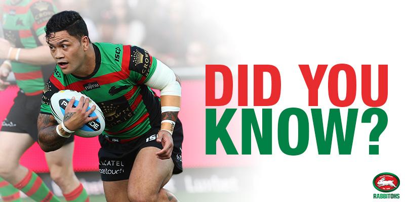 RT @SSFCRABBITOHS: DID YOU KNOW: @issacluke_14 is the second most capped international to play at South Sydney. Who's #1?

#GoRabbitohs htt…