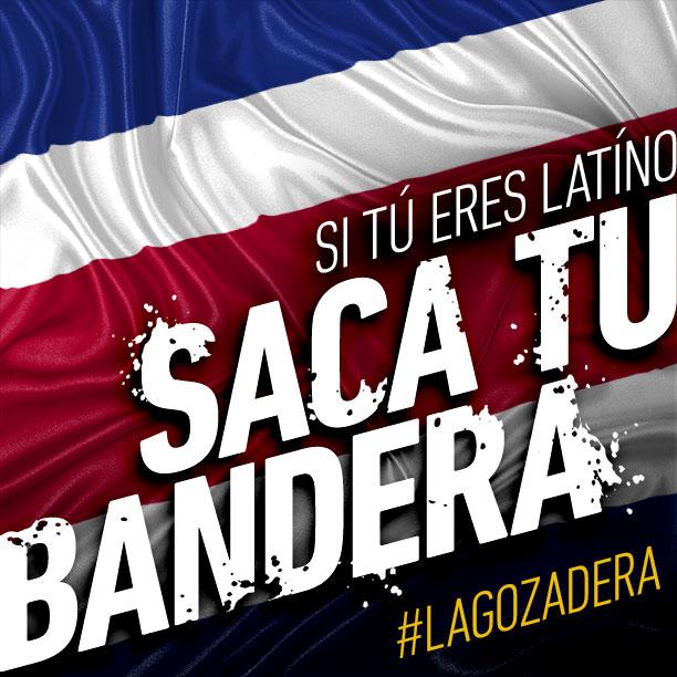 Costa Rica, pura vida, saca tu hermosa bandera que se formo #LaGozadera! #CostaRica http://t.co/nP6Z3RJDul http://t.co/wdkRftrifb