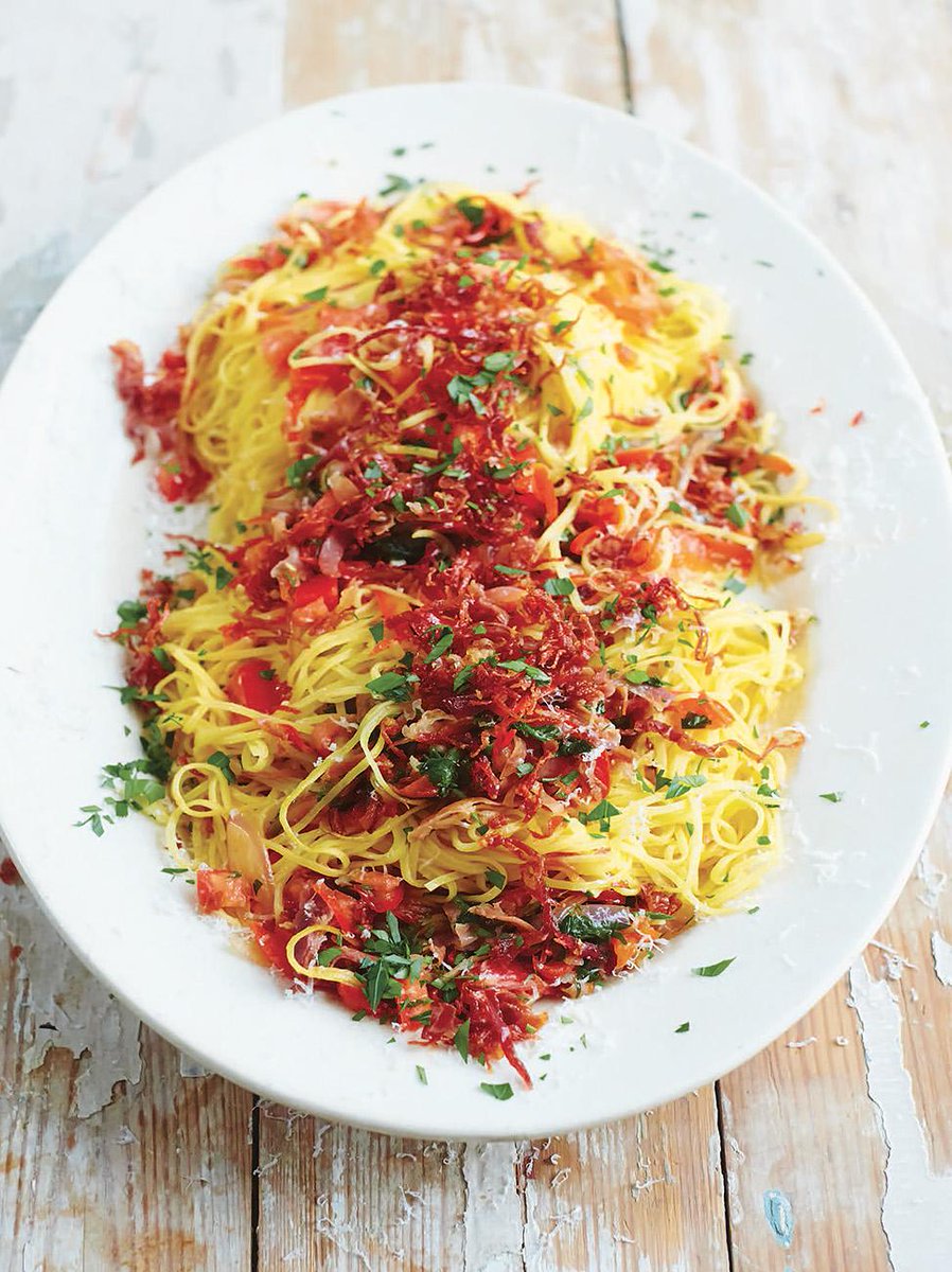 guys #RecipeOfTheDay Gennaro's Parma ham & red pepper with taglierini from his new #PastaBook http://t.co/YYbsyv88Pw http://t.co/k6p1lgP2NI