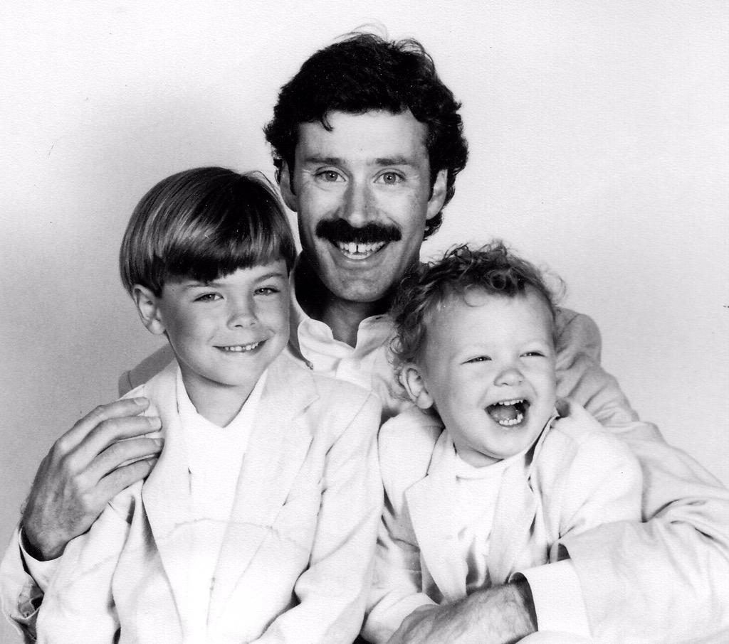 Happy Father's Day to the best dad in the world. My hero. My inspiration. Love you. And I'm jealous of your mustache. http://t.co/yTOa6iYs0x