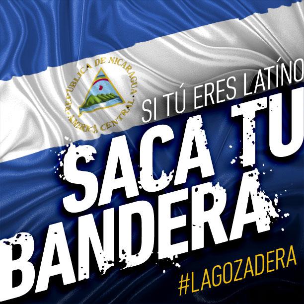 #Nicaragua, the party awaits! Take out your flag and dance with #LaGozadera #MusicMonday http://t.co/TqdaMvSu23 http://t.co/LXip6bxfay