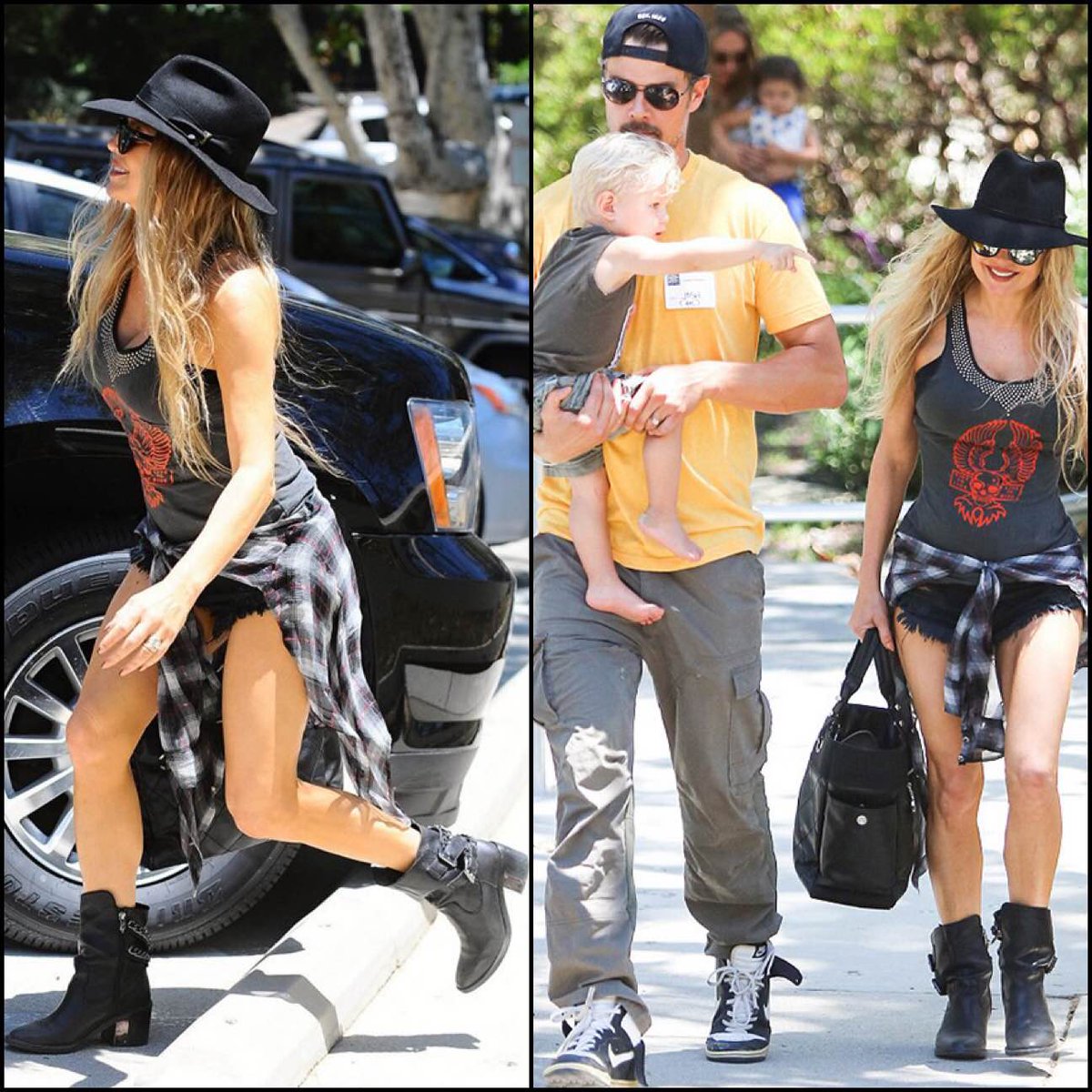 RT @FergieFootwear: 6/19 @Fergie wearing #Fall2015 WISTFUL #boots at a park in #Brentwood w/ @JoshDuhamel & Axl.????????????http://t.co/d0AiTp38yd h…
